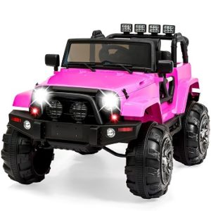 Pink One-seater Power Wheels Truck | Kids Ride Cars