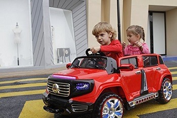 power wheels jeep 4 seater
